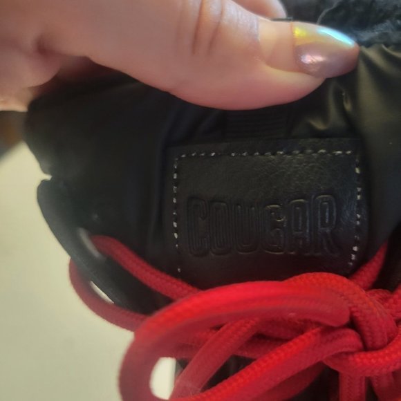 COUGAR shoes | cougar winter boots | lace up | colour black | size 8 - Picture 2 of 6